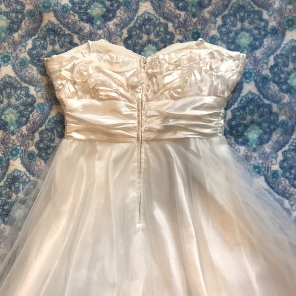 White Formal Dress - Picture 2 of 2